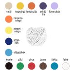 Színes kenderzsineg (citromsárga)