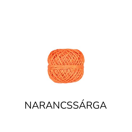 Színes kenderzsineg (narancssárga)