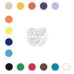 Színes kenderzsineg (piros)