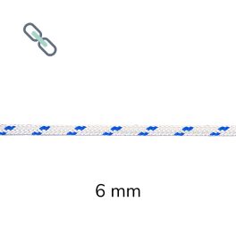Erős fonatolt kötél jelzőszállal (6 mm)